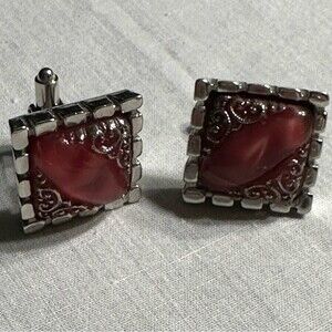 Vintage Men’s Western Silver tone Cuff Links